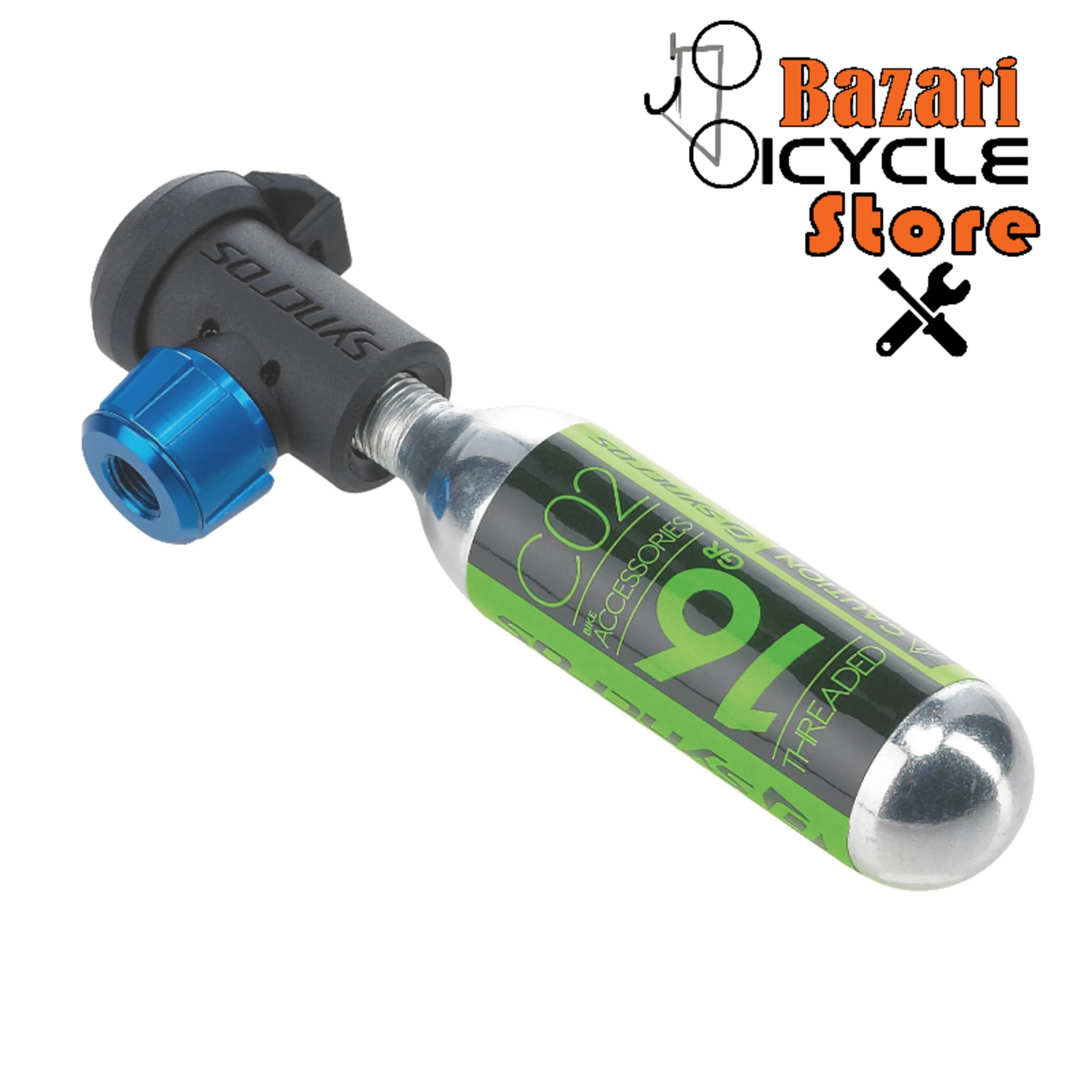 کپسول CO2 با آداپتور سینکراس (SYNCROS)